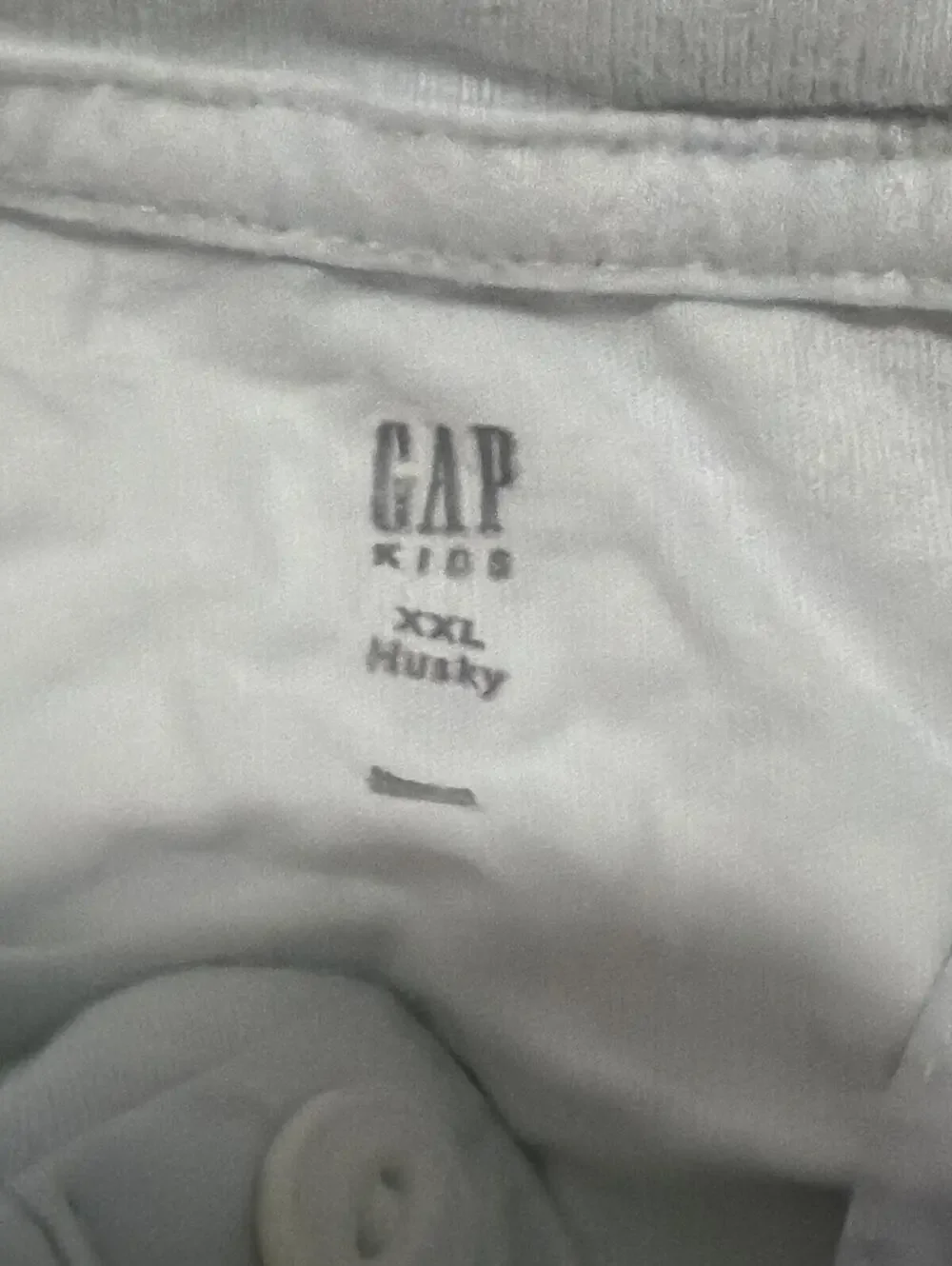 GAP Kids Boys White Long Sleeve Shirt XXL Husky